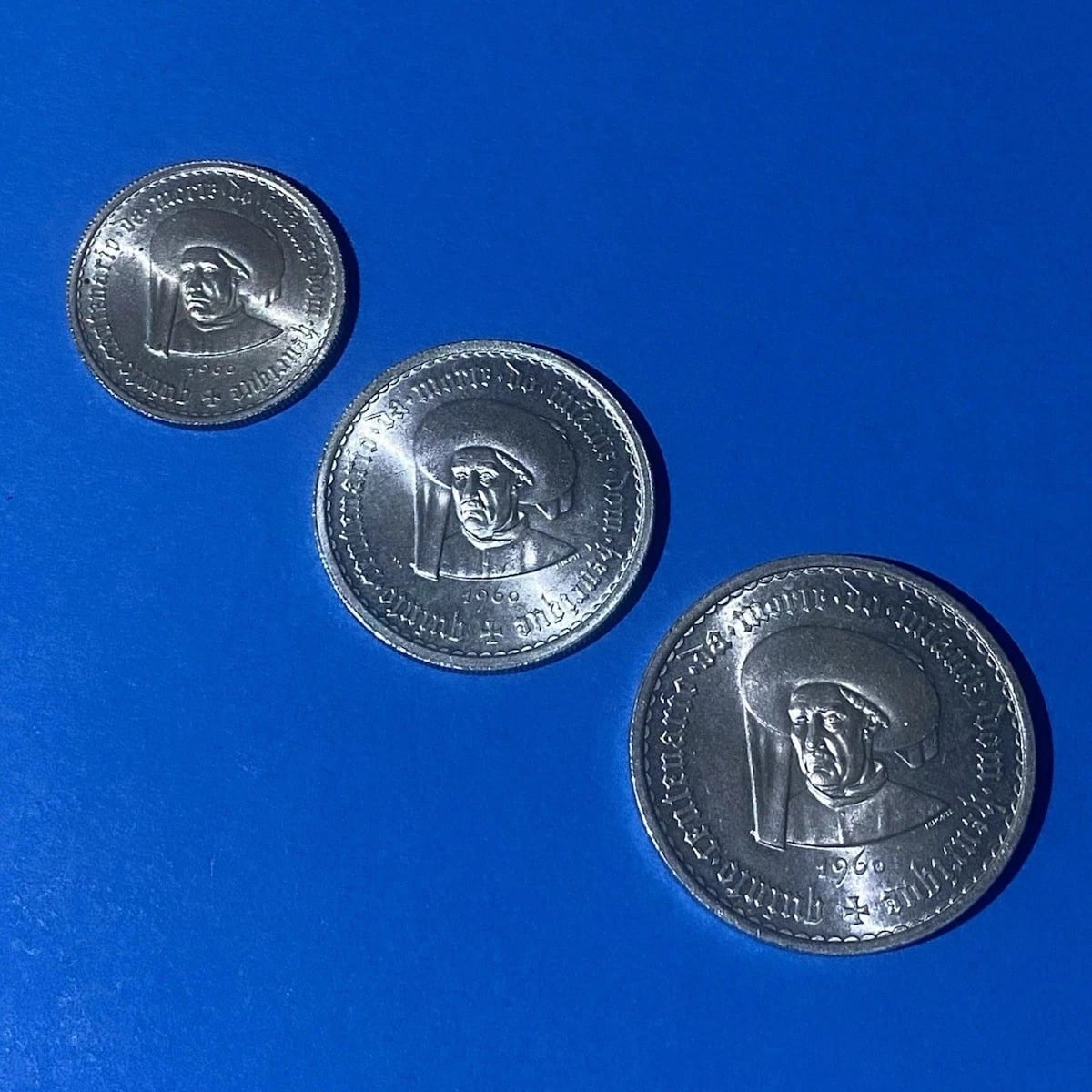 Set 1960: 5, 10 & 20 Escudos - Heinrich der Seefahrer - Stempelglanz (Stgl.), Spanien, 1960, Escodos, Silber, Erhaltung UNC — Vorderseite